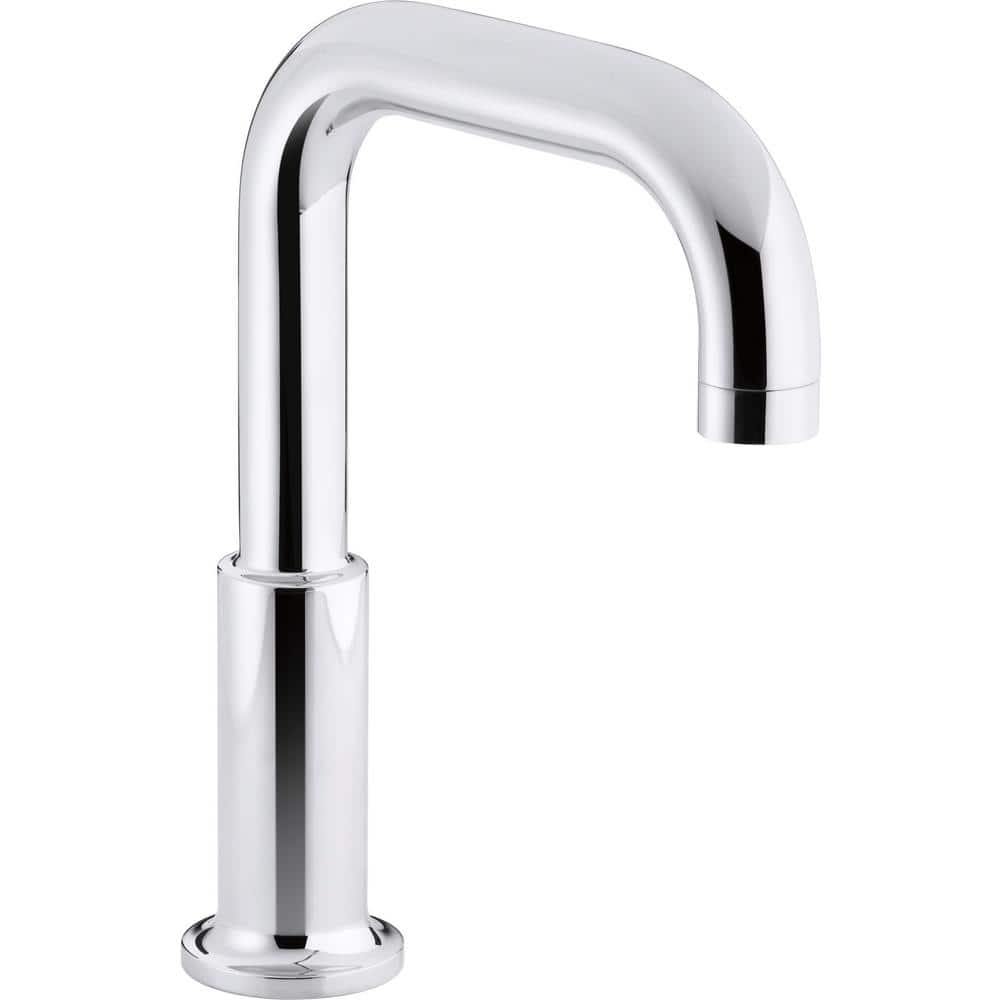 KOHLER Purist Deck-Mount Non-Diverter Bath Spout in Polished Chrome