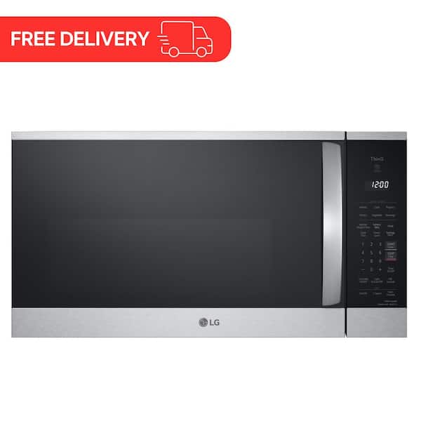 1.8 cu. ft. 30 in. W Smart Over the Range Microwave Oven with EasyClean in PrintProof Stainless Steel 1000-Watt