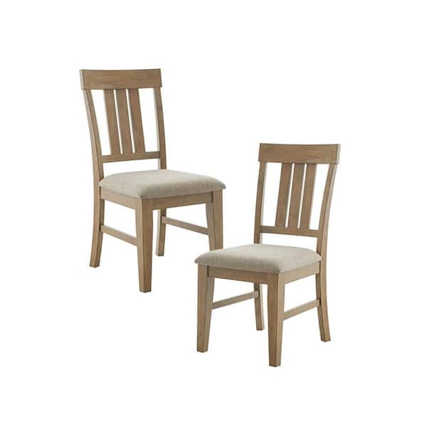 INK+IVY Sonoma Reclaimed Grey Dining Chair Set of 2