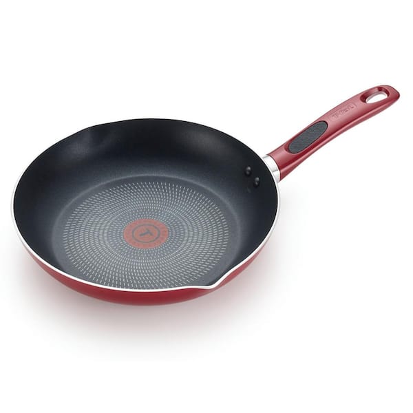 T-fal Excite 12 in. Red Aluminum Non-Stick Frying Pan