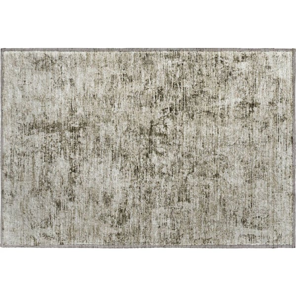 Addison Rugs Mayfield Premium Machine Washable Abstract AMF953 Beige 2 ft. x 3 ft. Area Rug