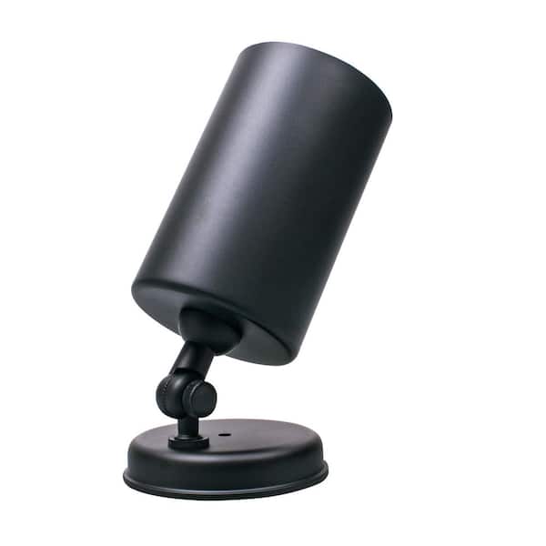 nico★ NICOR Single Bullet 75-Watt Black Outdoor Wall Lantern Sconce