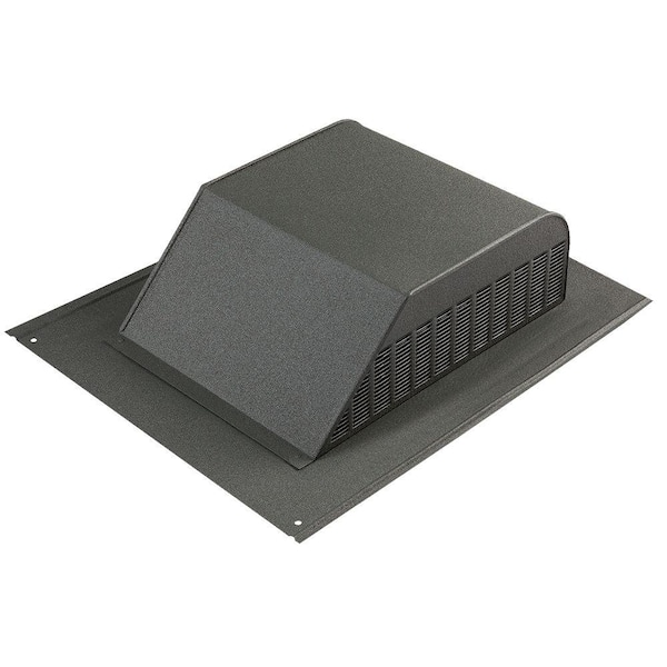 Master Flow 60 sq. in. NFA Aluminum Slant Back Roof Louver Static Vent in Shingle Match Weathered Wood