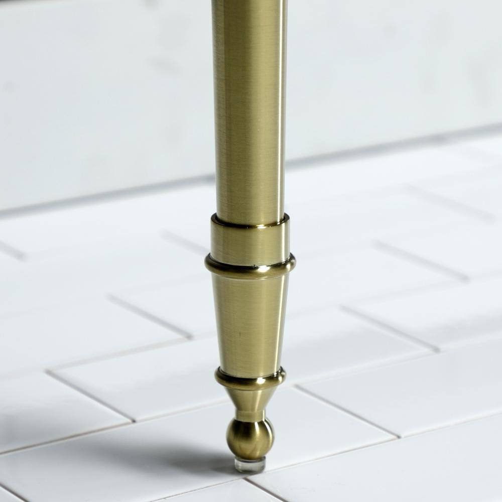Edwardian Brushed Brass Console Sink Legs