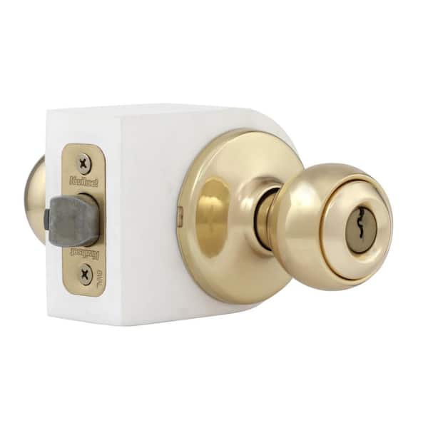 Kwikset 400P 3 SMT K3 Polo Keyed Entry Knob Polished Brass Kwikset 400P 3 SMT K3 Polo Keyed Entry Knob Polished Brass