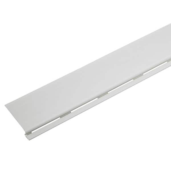 Amerimax Home Products Solid 3 ft. White Vinyl Surface Tension Gutter Guard