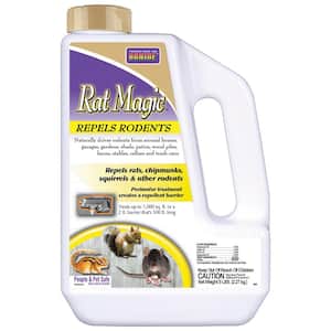 Rat Magic, Repels Rats, Chipmunks, Squirrels, Rodent Repellent 5 lb. Granules