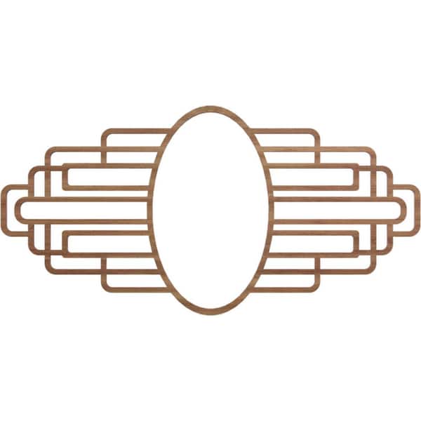 Ekena Millwork 0.375 in. x 7.5 in. x 10 in. Wood Medallion Moulding