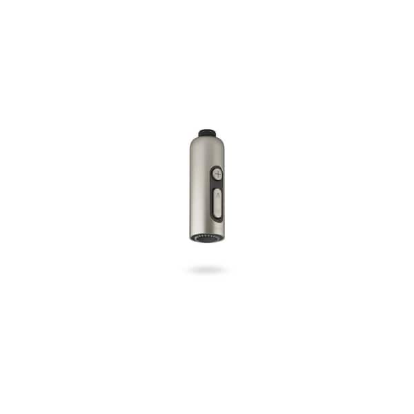 KOHLER Statement 2-Spray Patterns with 2.5 GPM 6 in. Freestanding Handheld Shower Head in Vibrant Brushed Nickel