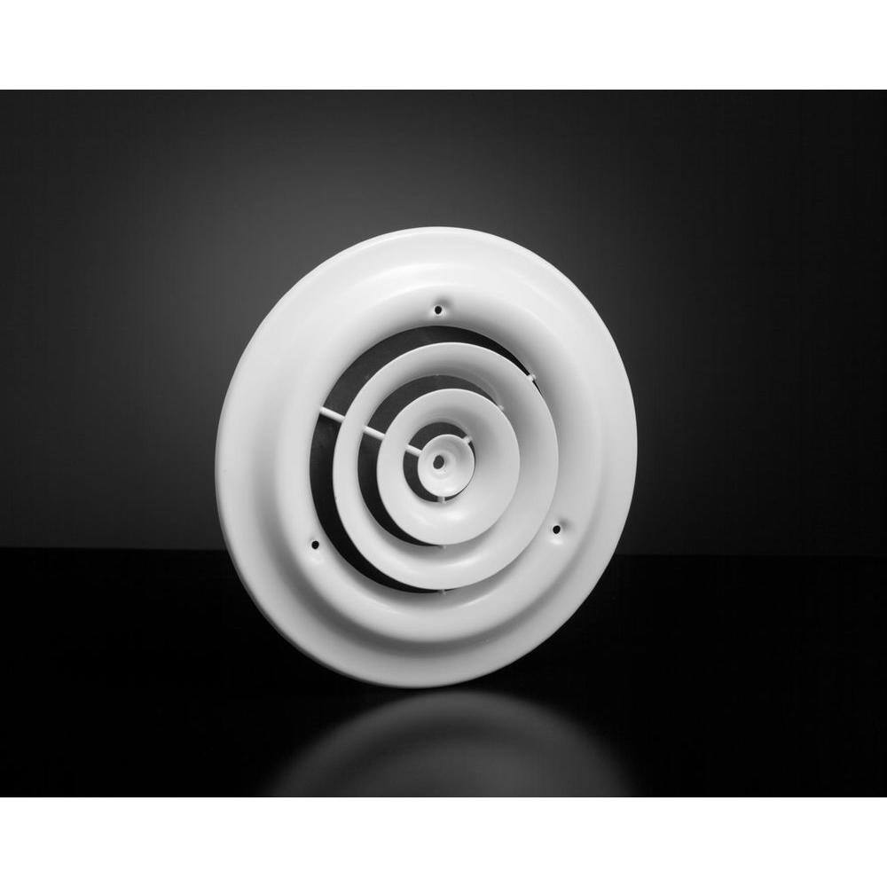 Diffuser 10 Inch ROUND CEILING DIFFUSER 10IN WHITE 1500W10 - The Home Depot