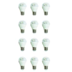 60-Watt Equivalent G16.5 Dimmable Clear LED Light Bulb, Daylight (12-Pack)