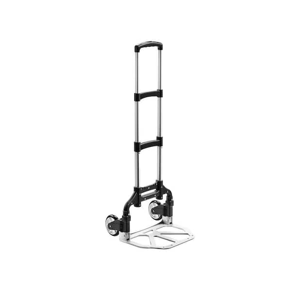 Folding Hand Truck Series with 180 lb. Capacity, Aluminum Portable Hand Cart for Home, Office, Travel Use
