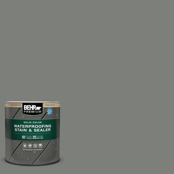 1 qt. #MQ6-20 Coastal Storm Solid Color Waterproofing Exterior Wood Stain and Sealer