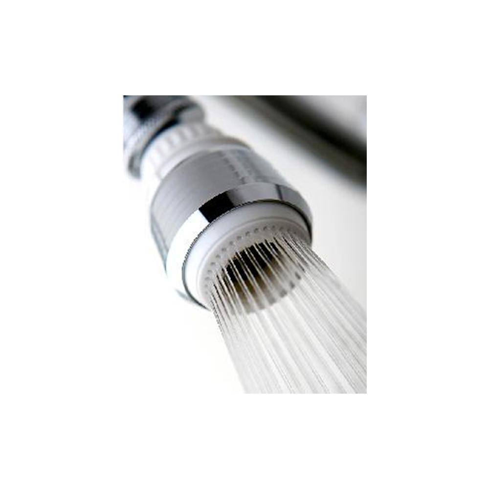 TouchFlow Dual Thread Chrome Swivel Spray Kitchen Aerator