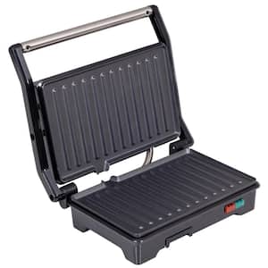 SW5002 1200 W Black Panini Press Grill Indoor Sandwich Maker With LED indicator