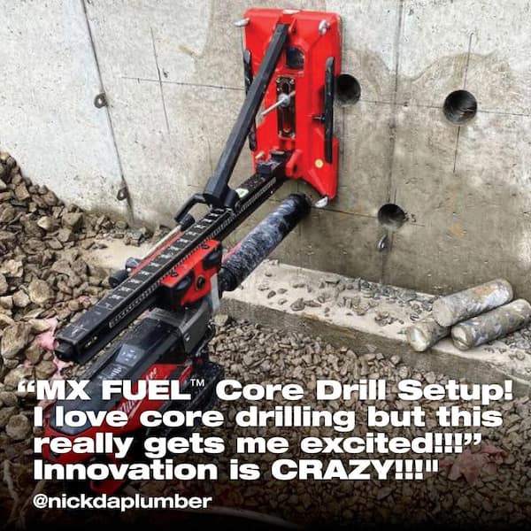 Milwaukee MX FUEL Lithium-Ion Cordless Handheld Core Drill Kit