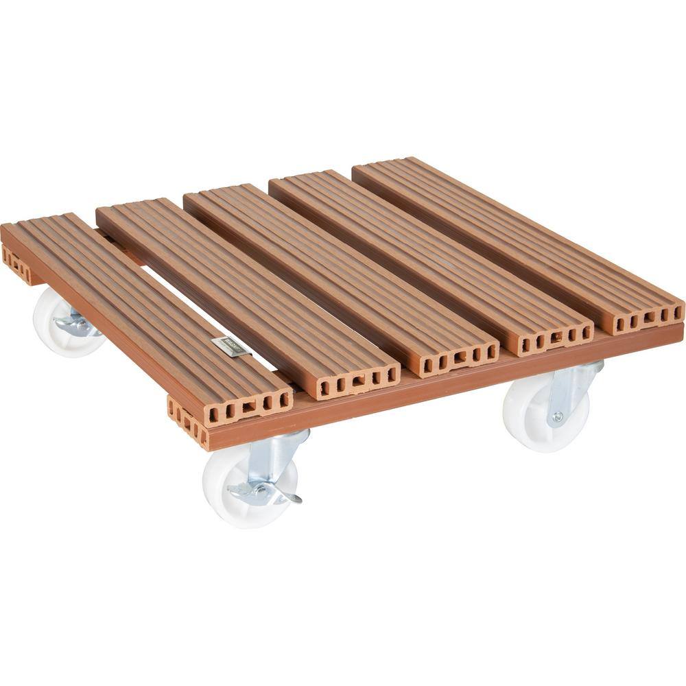 15.4 in. Terra Cotta Large Square WPC Plant Caddy price history on PriceWatchPro