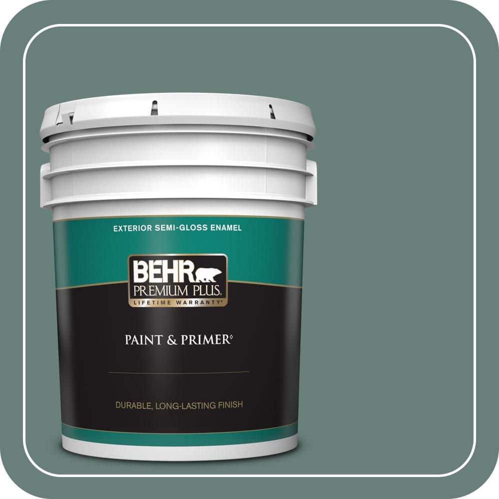 5 gal. #N430-5 Aspen Valley Semi-Gloss Enamel Exterior Paint & Primer price history on PriceWatchPro
