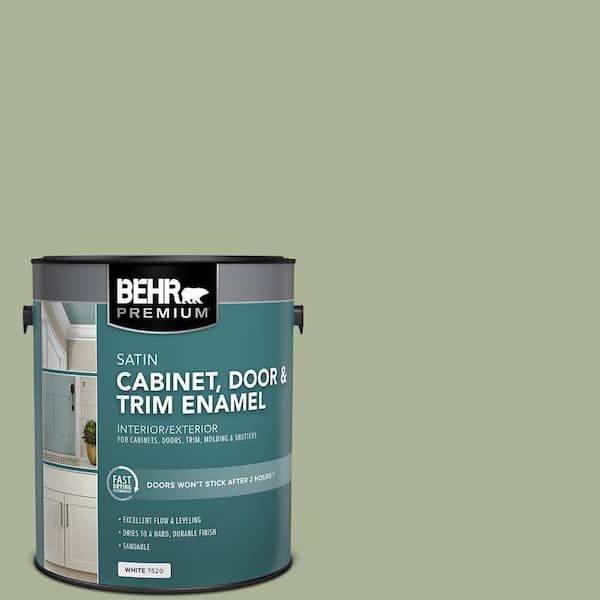 BEHR PREMIUM 1 gal. #HDC-CT-28 Cottage Hill Satin Enamel Interior/Exterior Cabinet, Door & Trim Paint