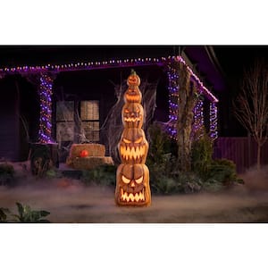 8.5 ft. Giant-Sized LED Jack-O-Lanterns Stack