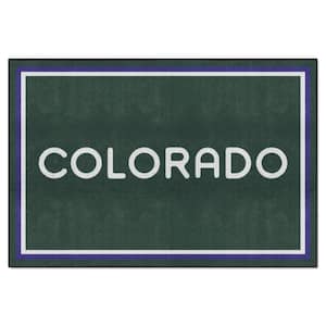 Colorado Rockies 5ft. x 8 ft. Plush Area Rug