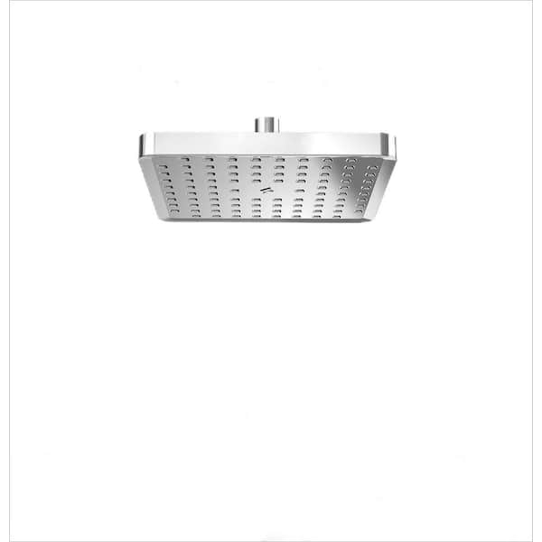 Unbranded Luxury Modern Look 3-Spray Patterns with 1.8 GPM 8 in. Ceiling Mount Rain Fixed Shower Head in Polished Chrome
