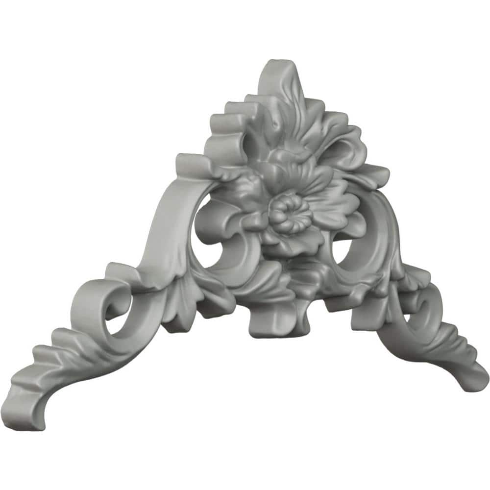 Gray Polyurethane Decorative Applique Onlay for Interior/Exterior