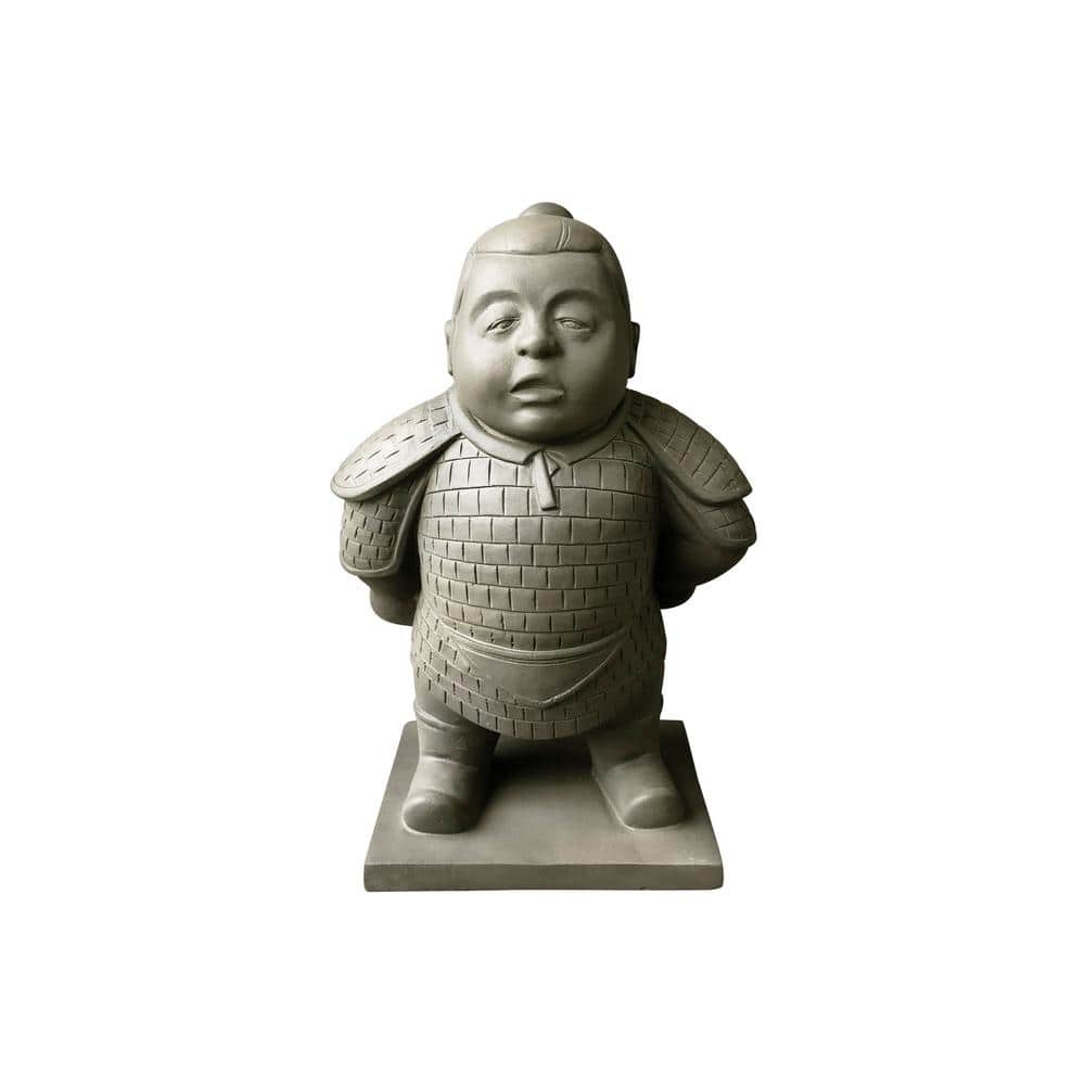 Reviews for KANTE 19 in. Tall Natural Concrete Lightweight Concrete Happy Standing Warrior