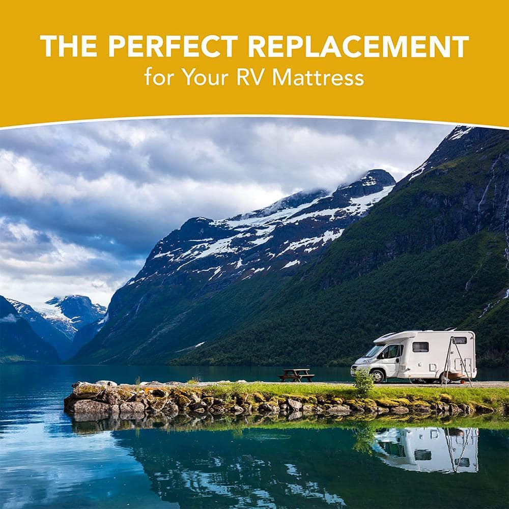 RV Short King Medium Firm Gel Memory Foam Mattress