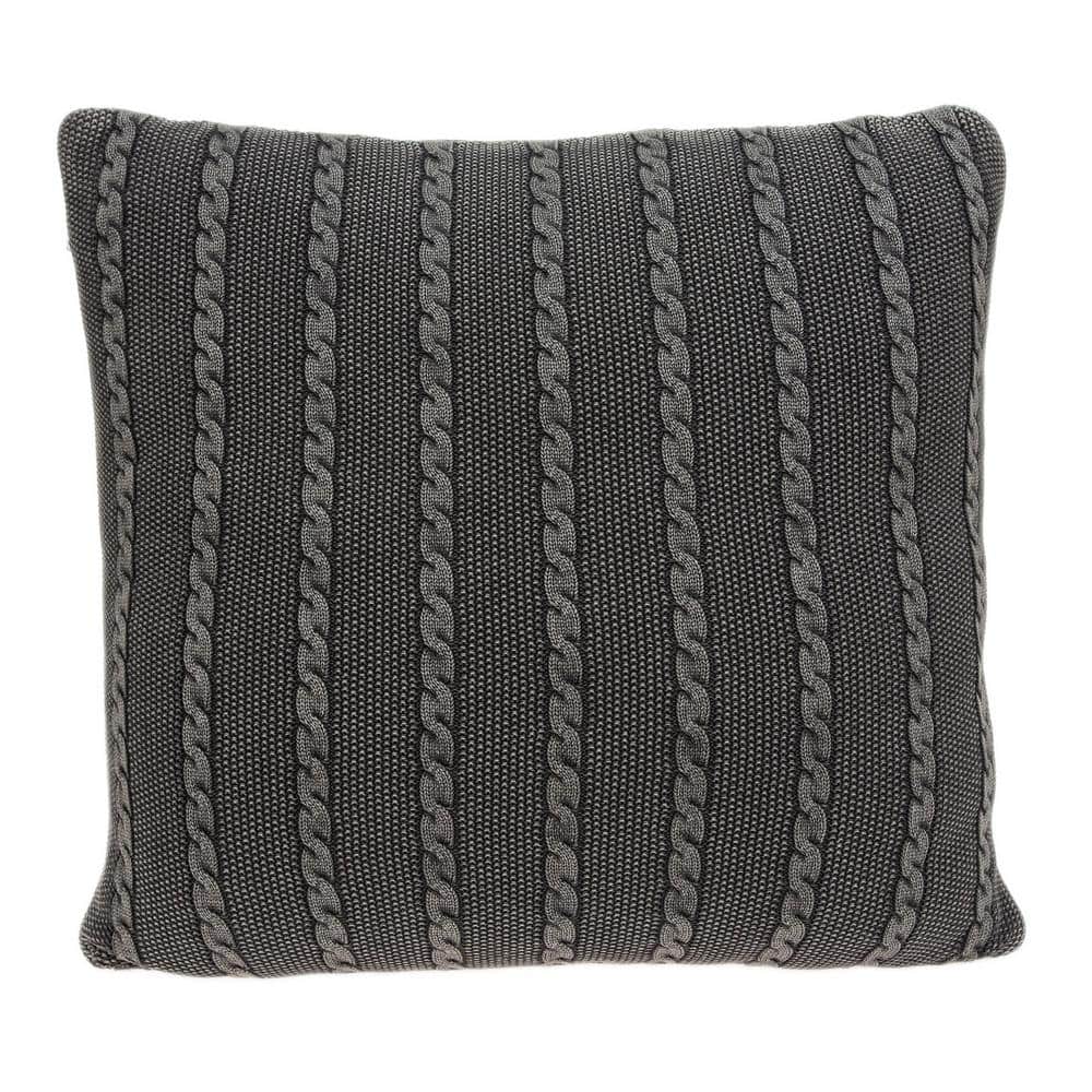 Chico Charcoal Throw Pillow