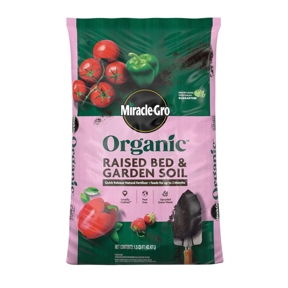 Miracle-Gro 1.5-cu ft Organic Raised Bed Soil Miracle-Gro 1.5-cu ft Organic Raised Bed Soil