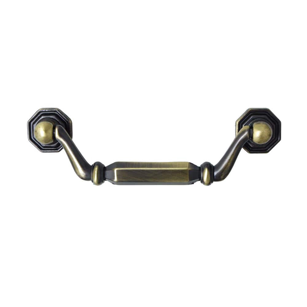 "Suffolk Drop Cabinet Center-to-Center Pull, Antique Brass, 3.8"" Center-to-Center" price history on PriceWatchPro