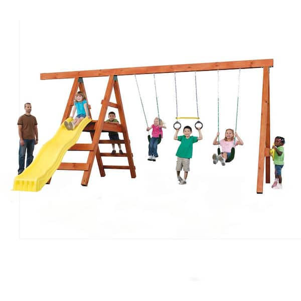 wood not included Outdoor Do Yourself Backyard Kids Play Set Hardware Kit Swing 