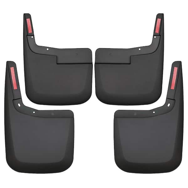 HUSKY LINERS FRONT REAR Mud Flap Guards For 2015-18 FORD F150 NO FENDER FLARES 