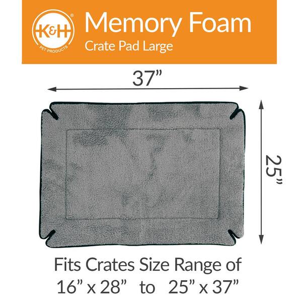 Memory foam 2024 crate pad