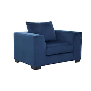 Casual Comfort Series Blue Fabric Upholstered Oversize Chair
