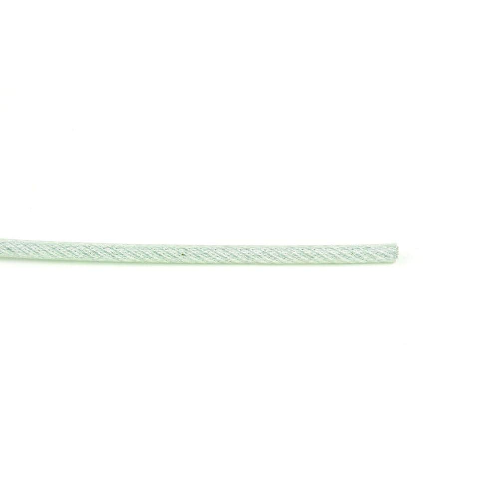 Denver Wire Rope Everbilt 3/32 in. - 1/8 in. x 1 ft. Galvanized Vinyl Coated Wire Rope ...