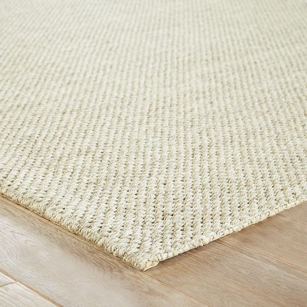 Natural White Asparagus 10 ft. x 14 ft. Solid Area Rug