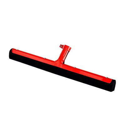 18 in. Dual Moss Rubber Professional Locking Floor Squeegee without Handle in Red
