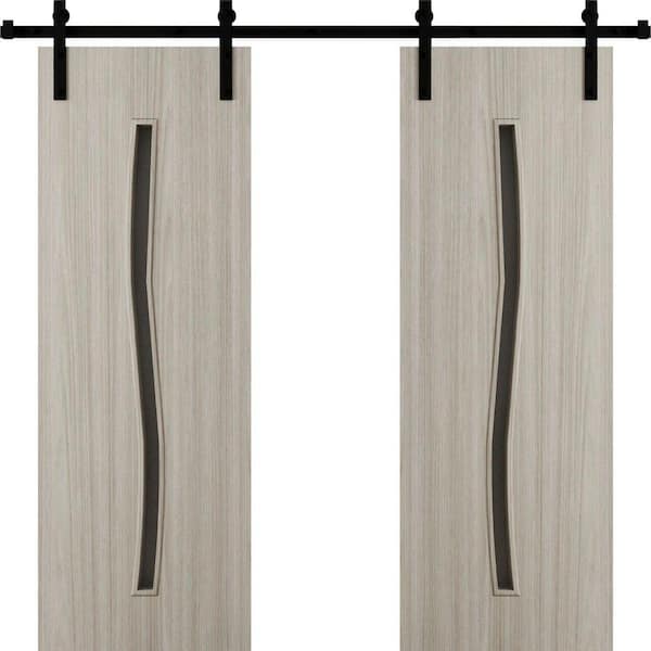 Sartodoors 3012 64 in. x 80 in. Sold Core Oak Franko Color Wood