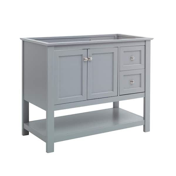 Fresca Manchester 40 in. W Bathroom Vanity Cabinet Only in Gray
