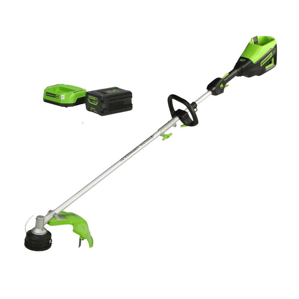 Greenworks 60V 16 Cordless Battery String Trimmer (Attachment Capable)