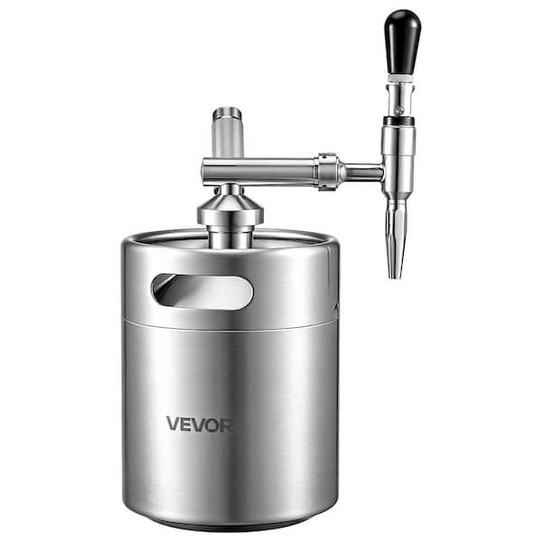 Nitro Cold Brew Coffee Maker 135 oz. Nitrogen Dispenser System, Home Brew Coffee Keg, Nitrogen Infuser with Dispenser
