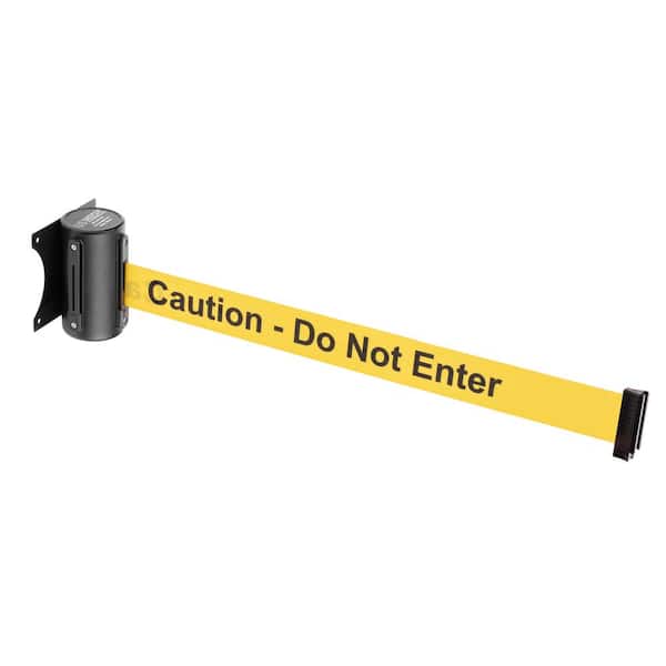 13 ft. US Weight Wall Mount with Caution Retractable Belt