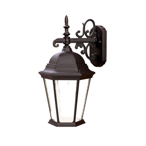 Acclaim Lighting Richmond Collection 1-Light Matte Black Outdoor Wall Lantern Sconce