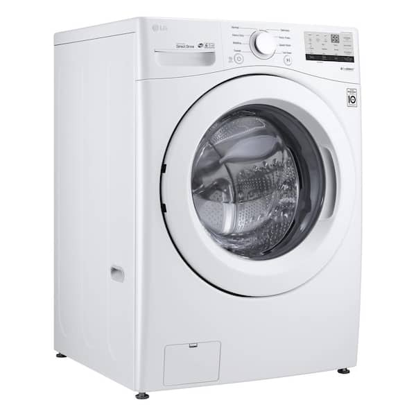LG 4.5 Cu. Ft. Stackable Front Load Washer in White with Coldwash Technology THDPROWM3400C
