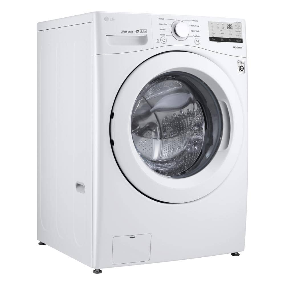 4.5 Cu. Ft. Stackable Front Load Washer in White with Coldwash Technology