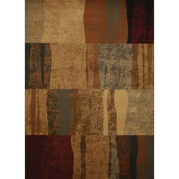 United Weavers Affinity Shadows Brown 7 ft. 10 in. x 10 ft. 6 in. Area ...