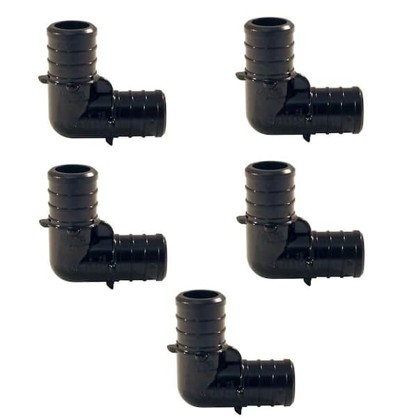 3/4 in. Plastic PEX-B Barb 90-Degree Elbow (5-Pack)