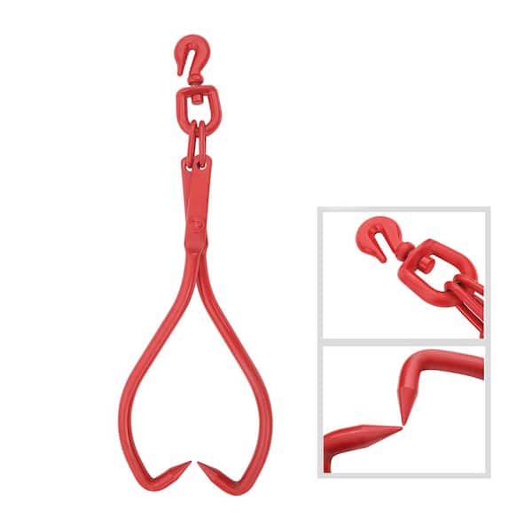 Details about   32" Swivel Skidding Tongs Hook Connects Chain Dragging Pullin Highly Visible